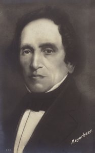 Porträt von Giacomo Meyerbeer von German School