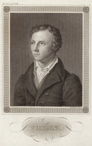 Porträt von Ludwig Uhland von German School
