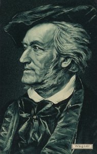 Porträt von Richard Wagner von German School