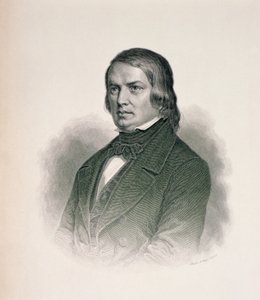 Porträt von Robert Schumann (1810-56) von German School