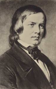 Porträt von Robert Schumann von German School