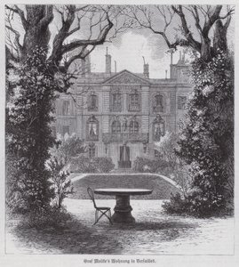 Residenz von Feldmarschall Helmuth von Moltke, siegreicher Kommandeur der preußischen Armeen im Deutsch-Französischen Krieg, Versailles, Frankreich von German School
