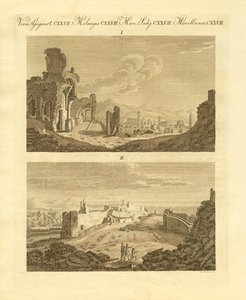 Ruinen der Altstadt Sagunto in Spanien