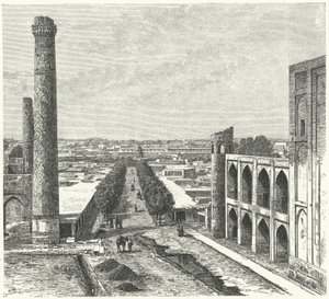 Samarkand (Gravur) von German School