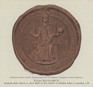 Siegel von Friedrich II., Heiliges Römisches Reich