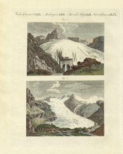 Seltsame Gletscher als Ursprung großer Flüsse von German School