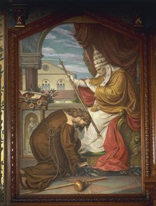 Tannhäuser beichtet seine Sünden bei Papst Urban IV., aus der Tannhäuser-Saga