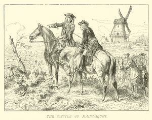 Die Schlacht von Malplaquet von German School