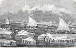 Die Boote unter Segel, London, 1874