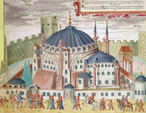 Die Kirche der Heiligen Sophia als Moschee umgewandelt von German School
