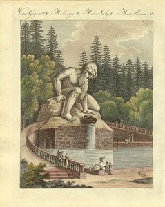 Der Koloss im Garten des Palastes Pratolino bei Florenz von German School