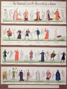 Der Totentanz aus der Marienkirche in Lübeck