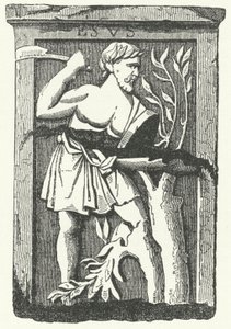 Der gallische Gott Esus (Stich)
