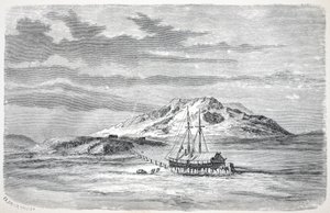 Die Germania auf der Sabine-Insel von German School