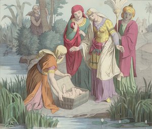 Der Säugling Moses wird gefunden