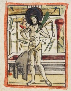 Der Schmerzensmann, um 1480-1490 von German School