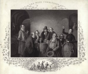 Die Wein Kommission (Stich) von German School