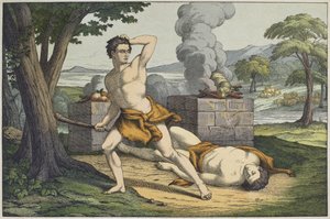 Die Ermordung Abels, Illustration aus 