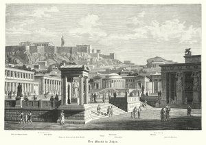 Der Markt in Athen, Antikes Griechenland