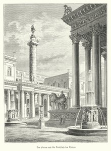 Trajanssäule und Forum, Rom