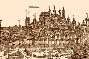 Ansicht von Nürnberg, aus der 