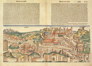 Ansicht der Stadt Rom, aus der Nürnberger Chronik von Hartmann Schedel, 1493 von German School