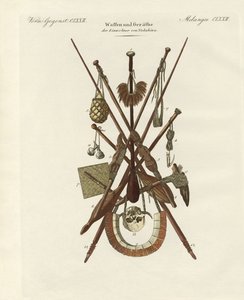 Waffen und Haushaltsgeräte der Bewohner von Nakuhiwa