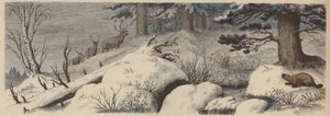 Winterlandschaft in Kanada von German School