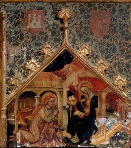 Die Verkündigung, 15. Jahrhundert von German master.