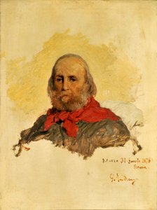 Porträt von Giuseppe Garibaldi 1807-1882, 1860