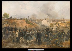 Der Fall von Palestro, 30. Mai 1859 von Gerolamo Induno