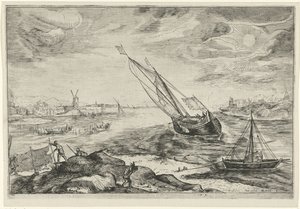 Flusslandschaft von Gerrit Gauw
