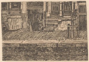 Unterirdische Gänge an einem Kai von Gerrit Haverkamp (signed by artist)