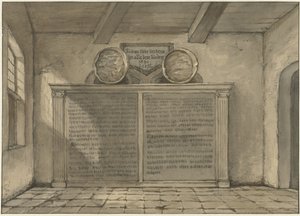 Zwei Kupferbecken in der Kirche von Loosduinen von Gerrit Lamberts