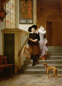 Frans Hals (1580-1666) und seine Frau Lysbeth Reyniersdr von Gerrit Postma