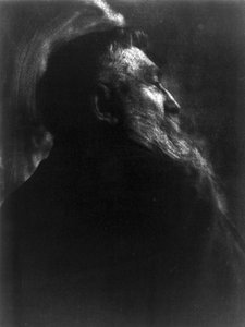 Porträtfotografie des französischen Bildhauers Auguste Rodin von Gertrude Käsebier