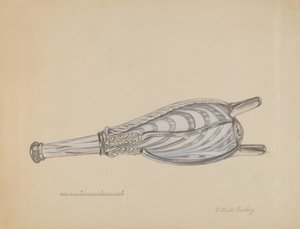 Blasebalgflasche, um 1936