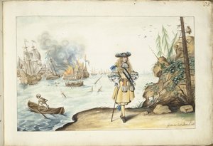 Moses an der Küste bei Harwich von Gesina ter Borch (signed by artist)