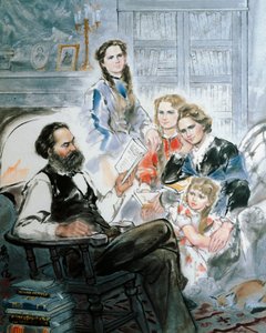 Karl Marx und seine Familie von Ghan Zen Mon