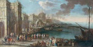 Capriccio oder ein Mittelmeerhafen