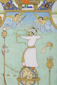 Detail aus Allegorisches Porträt von Jahangir von Ghulam Ali Khan