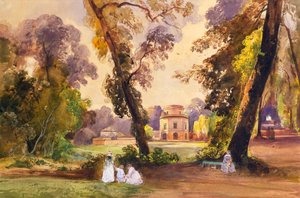 Die Jagdhütte im Park von Caserta, ca. 1852-55 von Giacinto Gigante