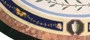 Mikromosaik-Tischplatte, Rom, spätes 18. Jahrhundert