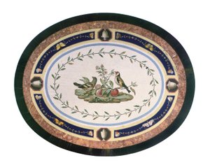 Mikromosaik-Tischplatte, Rom, spätes 18. Jahrhundert von Giacomo (attr. to) Raffaelli