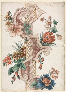 Vertikales dekoratives Blumenband von Giacomo Cavenezia