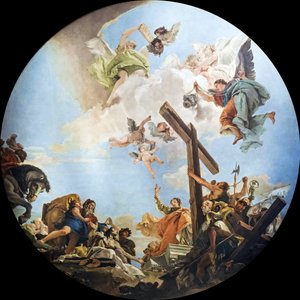 Die Entdeckung des Wahren Kreuzes, ca. 1745