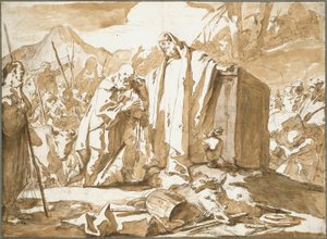 Das Treffen von Abraham und Melchisedek