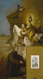 Die Vision des Heiligen Paschal Baylon, 1767-1769 von Giambattista Tiepolo