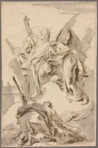 Drei Engel erscheinen Abraham von Giambattista Tiepolo