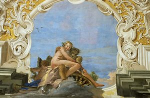 Die Zeit entführt die Schönheit Pluto entführt Persephone von Giambattista Tiepolo